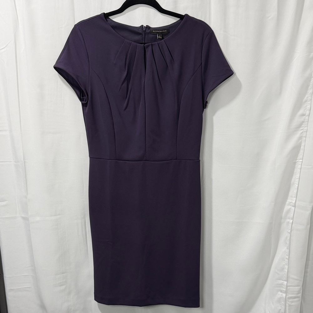 Banana Republic Deep Purple Mini Dress
